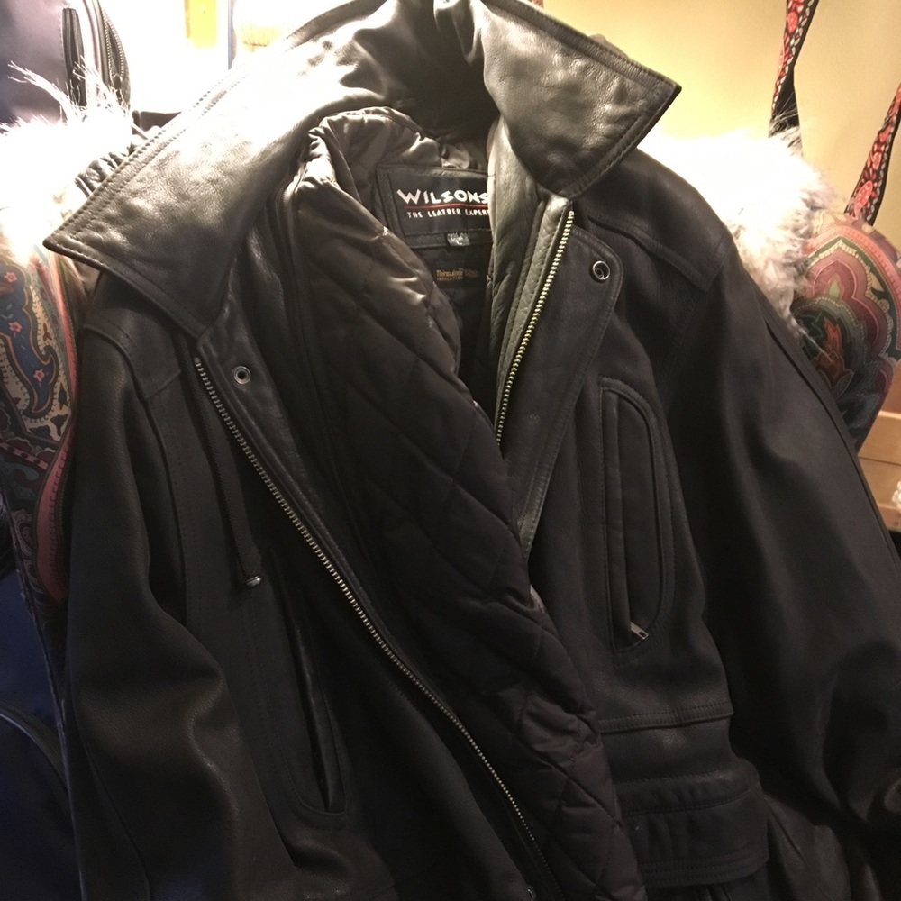 Mens Wilson Leather Coat